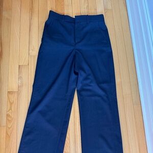 Zara Relaxed Wool Blend Trousers